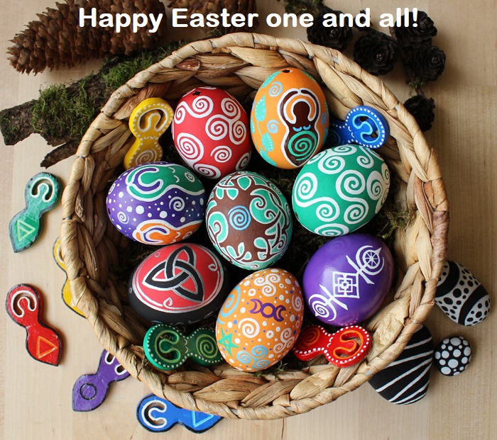 Easter eggs and message