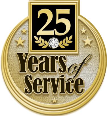 25 Years of Service 1