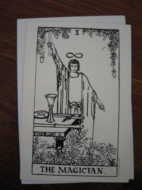 Tarot Greeting Card The Magician
